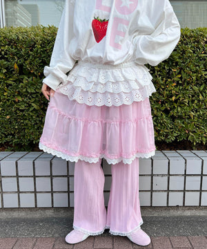 ピンク モデル：160㎝ F着用