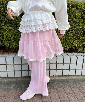 ピンク モデル：160㎝ F着用