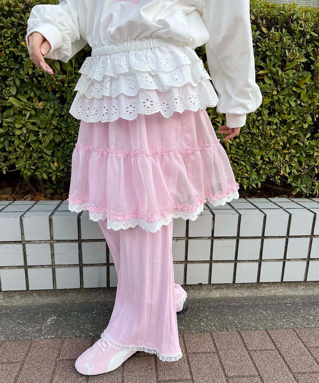 ピンク モデル：160㎝ F着用