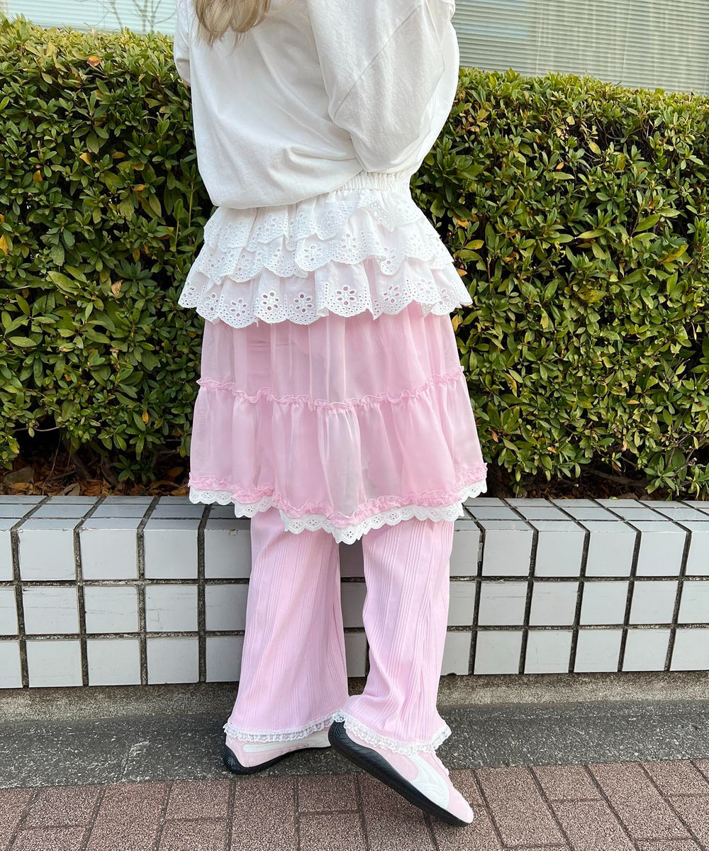 ピンク モデル：160㎝ F着用