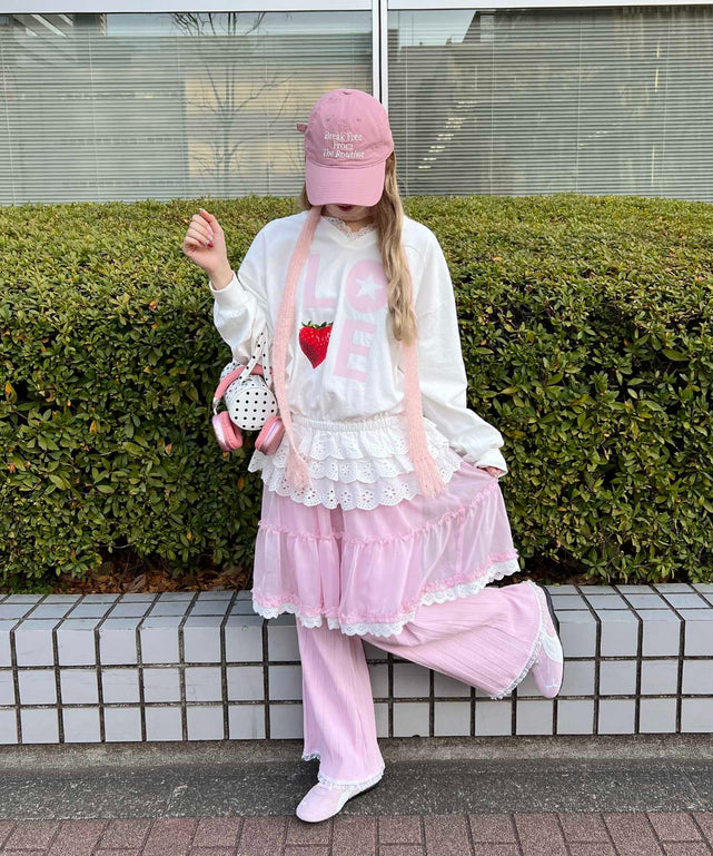 ピンク モデル：160㎝ F着用