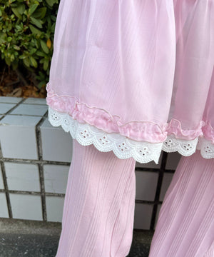 ピンク モデル：160㎝ F着用