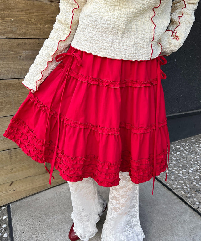 レッド モデル：160㎝ F着用