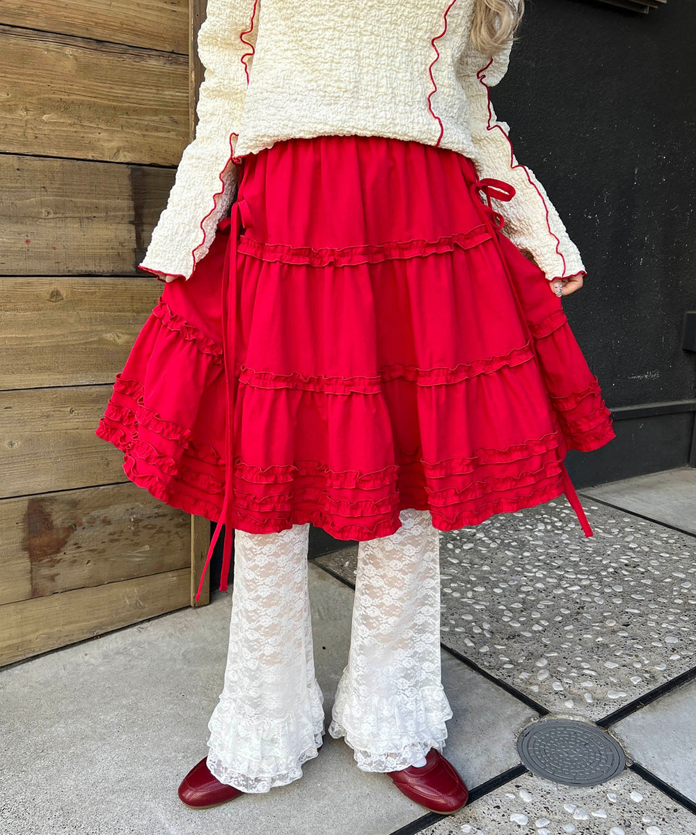 レッド モデル：160㎝ F着用