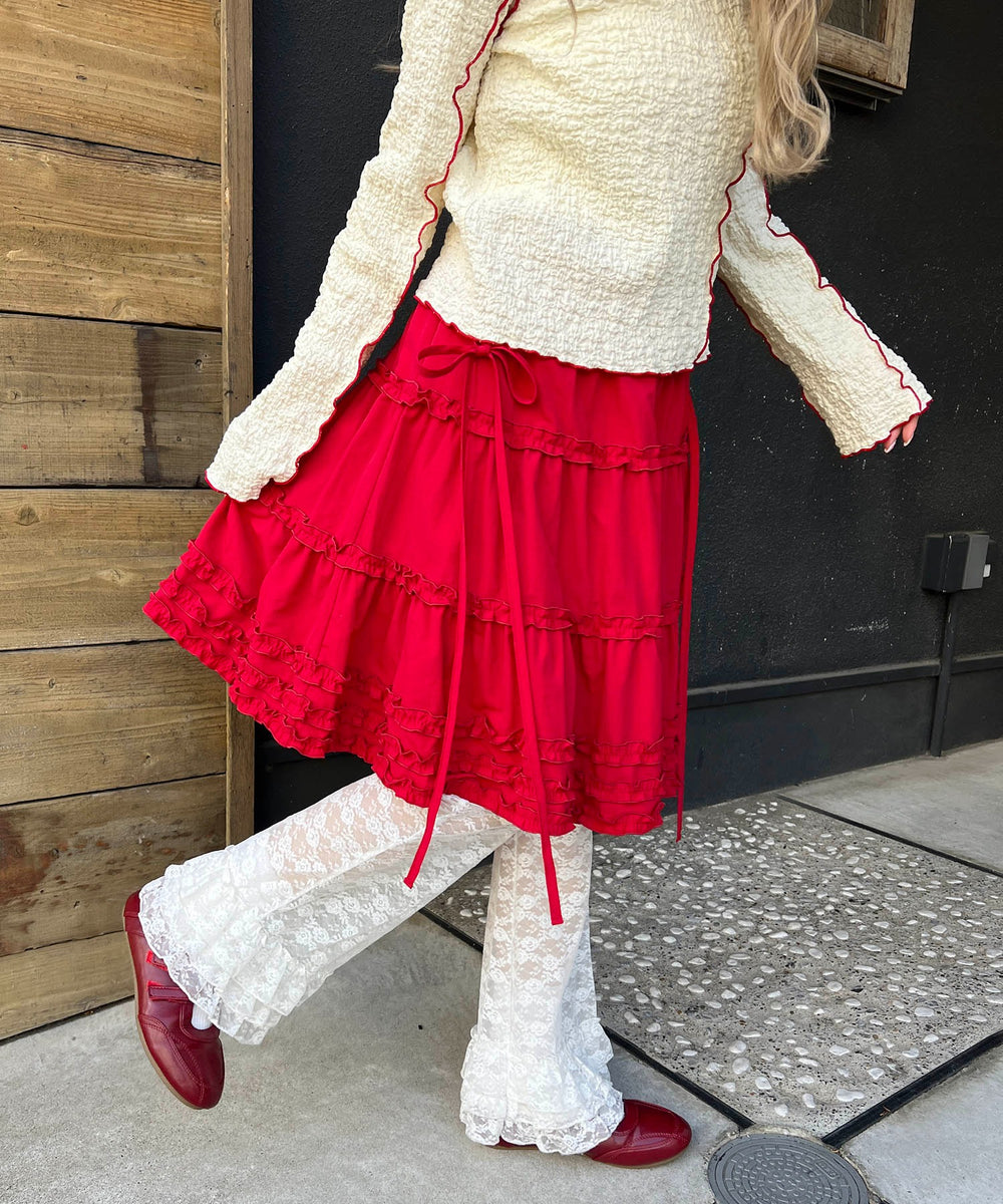 レッド モデル：160㎝ F着用