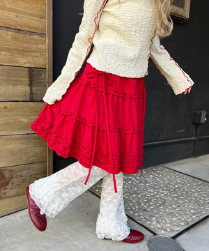 レッド モデル：160㎝ F着用