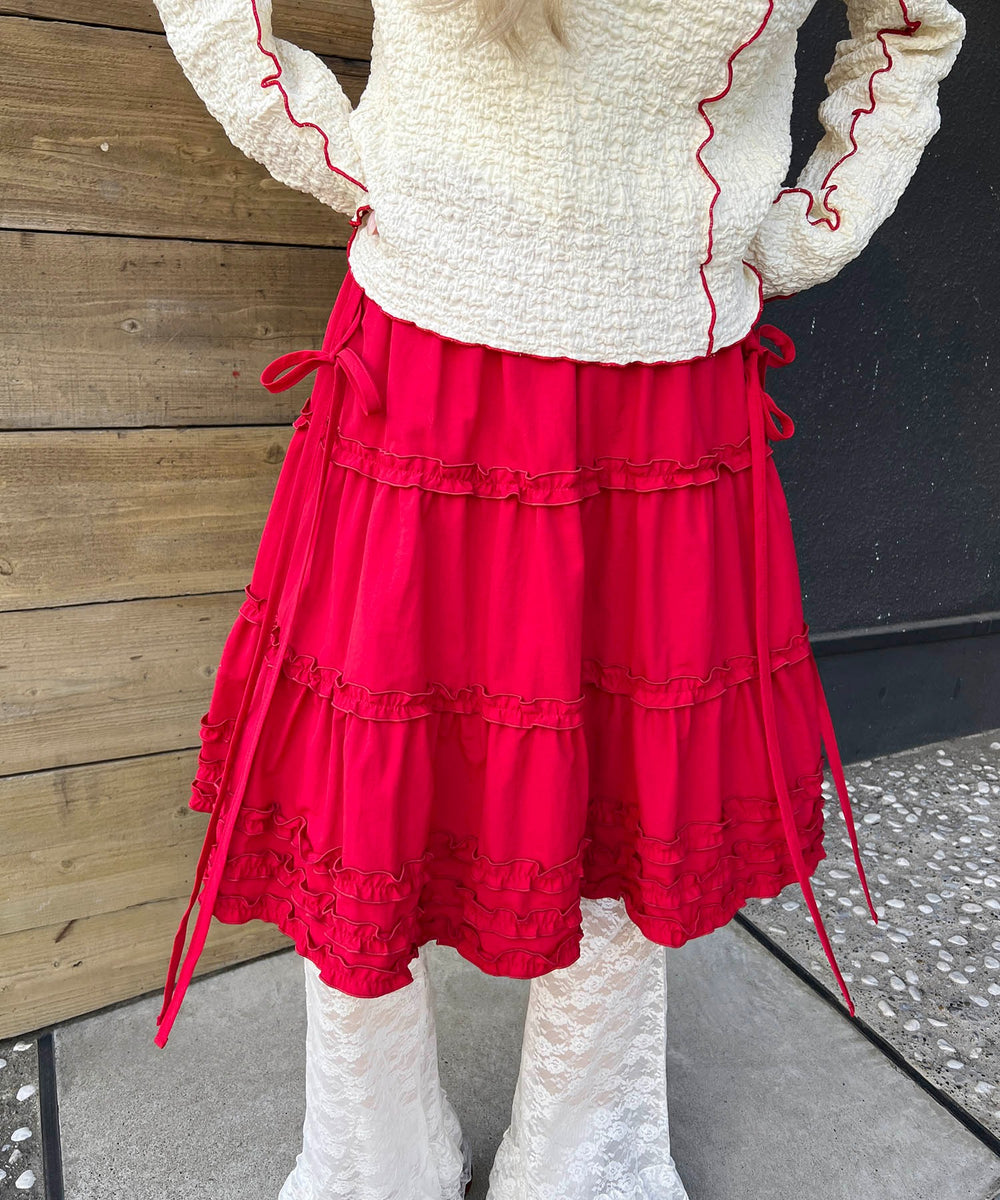 レッド モデル：160㎝ F着用