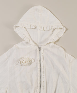 ローズモチーフシアーパーカー