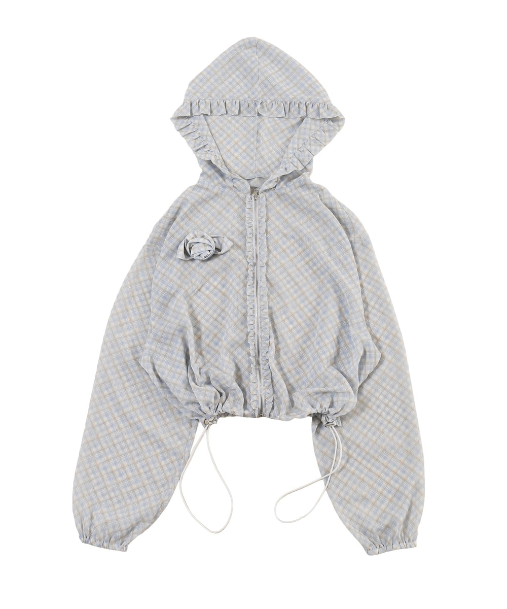 ローズモチーフシアーパーカー