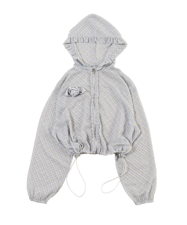 ローズモチーフシアーパーカー