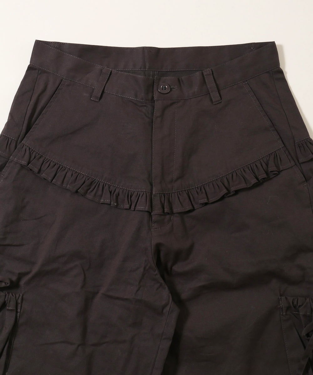 フリルカーゴパンツ