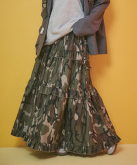 アソートフリルティアードロングスカート