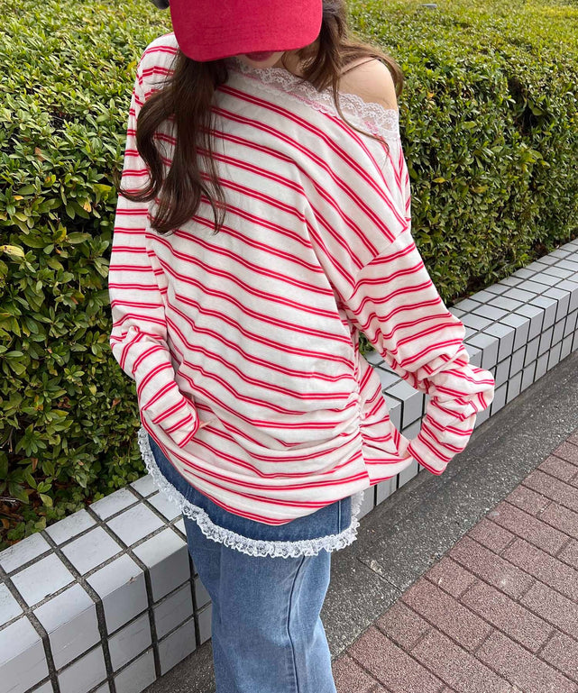 ホワイトアイボリー モデル：155㎝ F着用