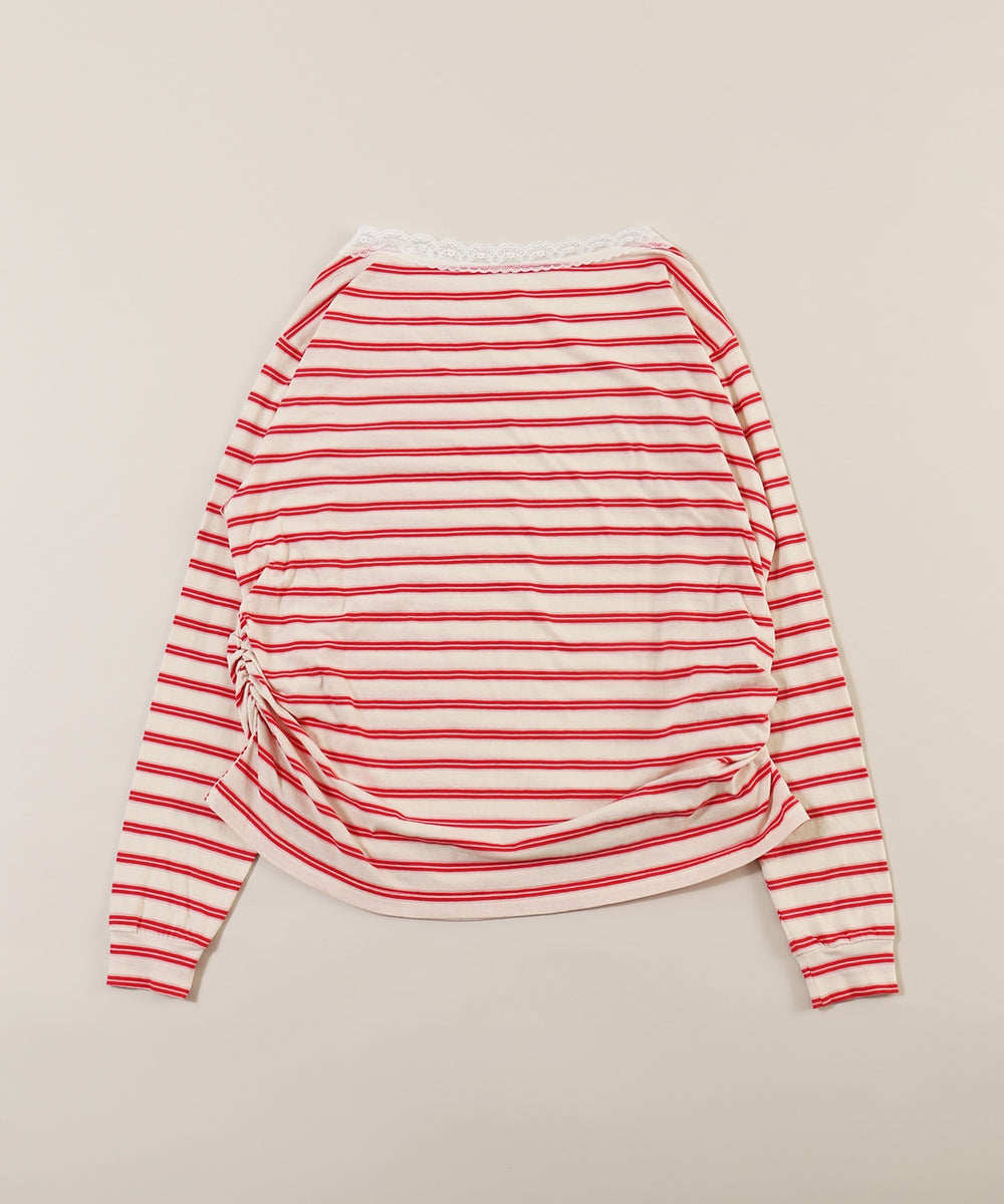 レースパイピングオフショルビッグT