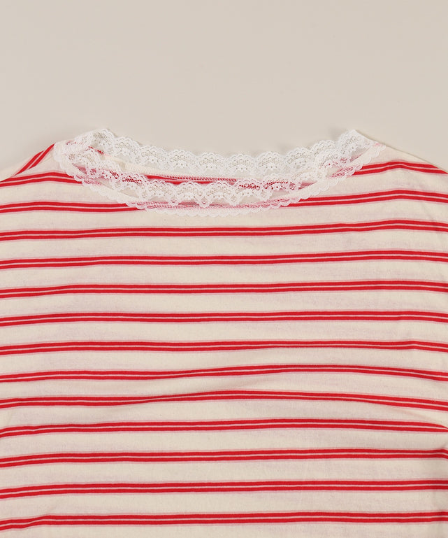 レースパイピングオフショルビッグT