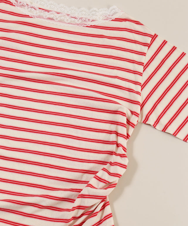 レースパイピングオフショルビッグT