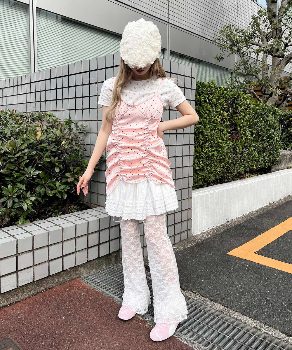 ピンク モデル：160㎝ F着用