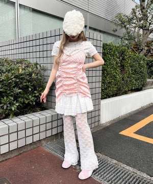 ピンク モデル：160㎝ F着用