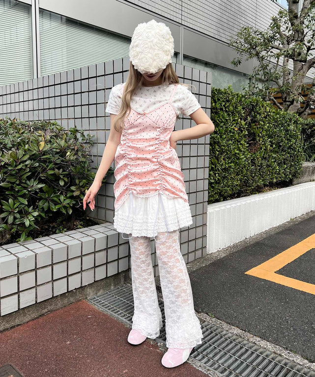 ピンク モデル：160㎝ F着用