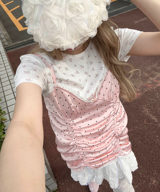 ピンク モデル：160㎝ F着用