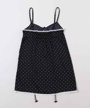 ドロストドットキャミワンピ