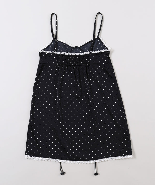 ドロストドットキャミワンピ