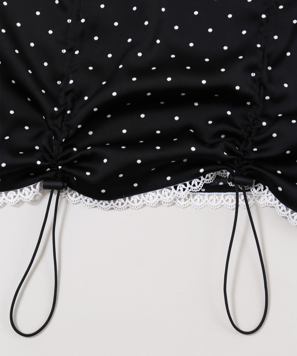 ドロストドットキャミワンピ