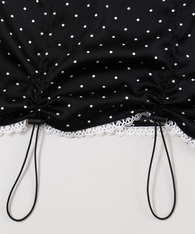 ドロストドットキャミワンピ