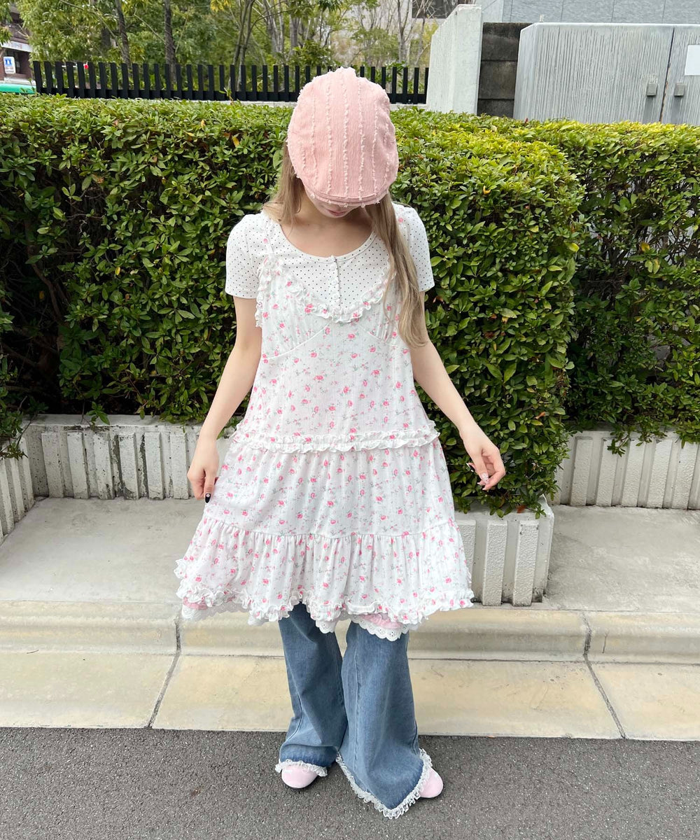 ピンク モデル：160㎝ F着用