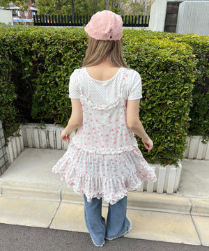 ピンク モデル：160㎝ F着用