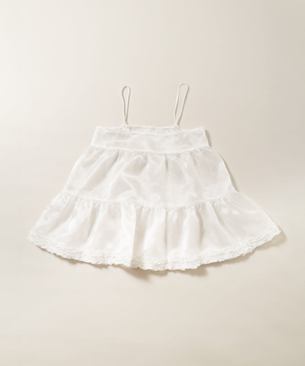 シアーフリルキャミワンピース