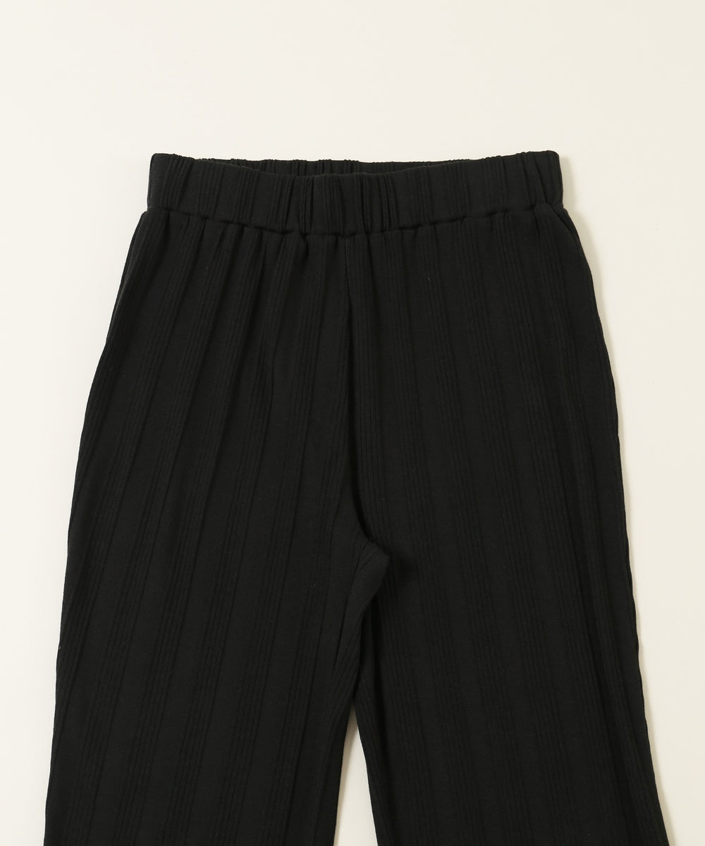 レースヘムワイドパンツ