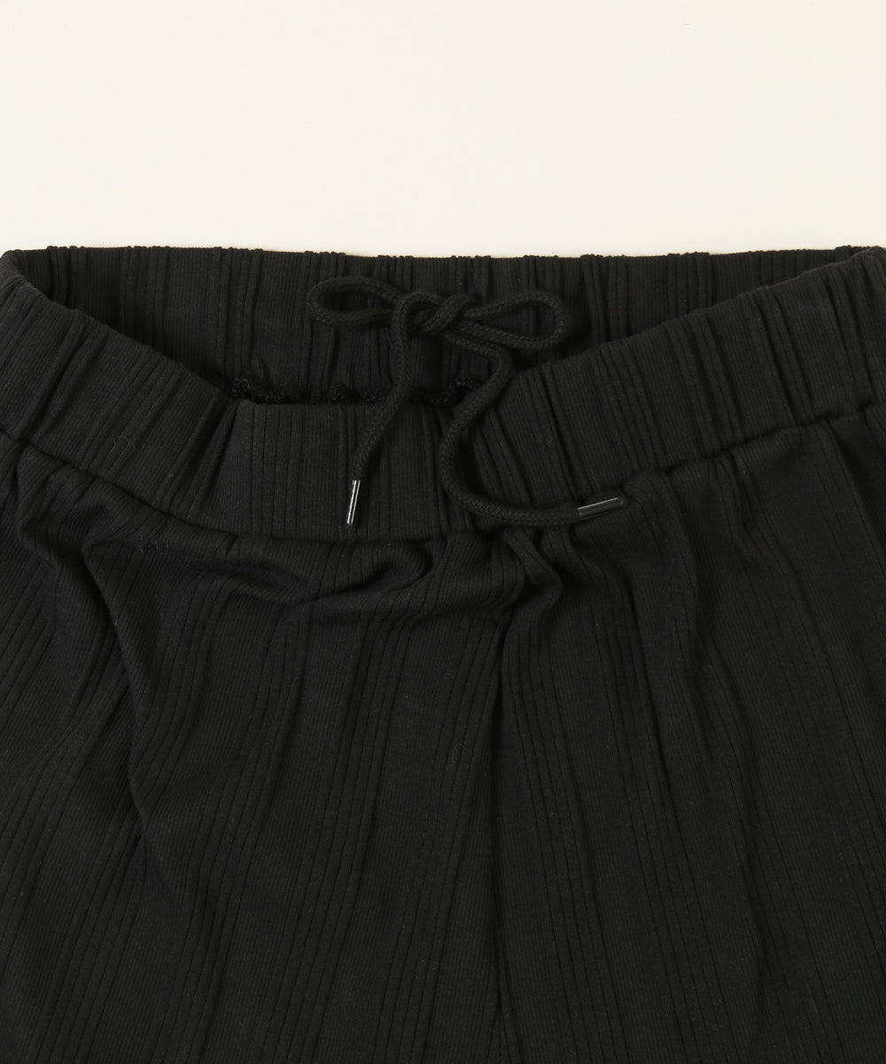 レースヘムワイドパンツ