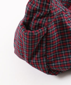 チェックパディングバッグ