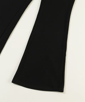 プリーツセットフレアパンツ