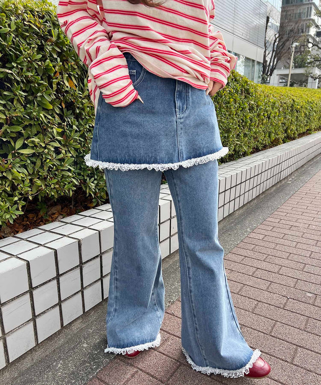 デニム モデル：155㎝ F着用