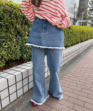 デニム モデル：155㎝ F着用