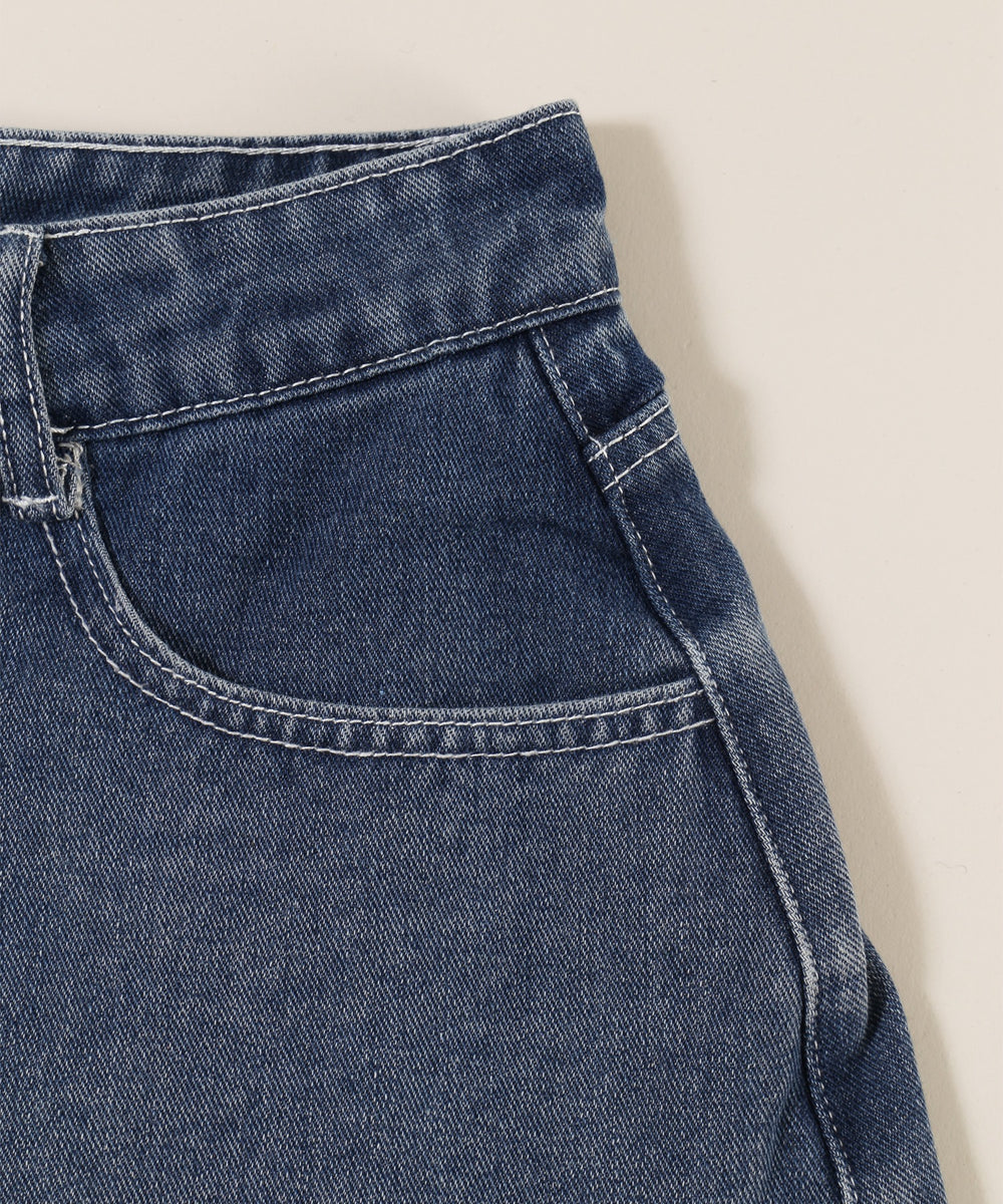 スカートドッキングデニム