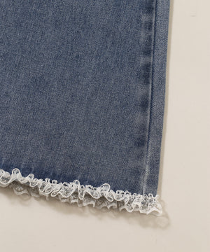 スカートドッキングデニム