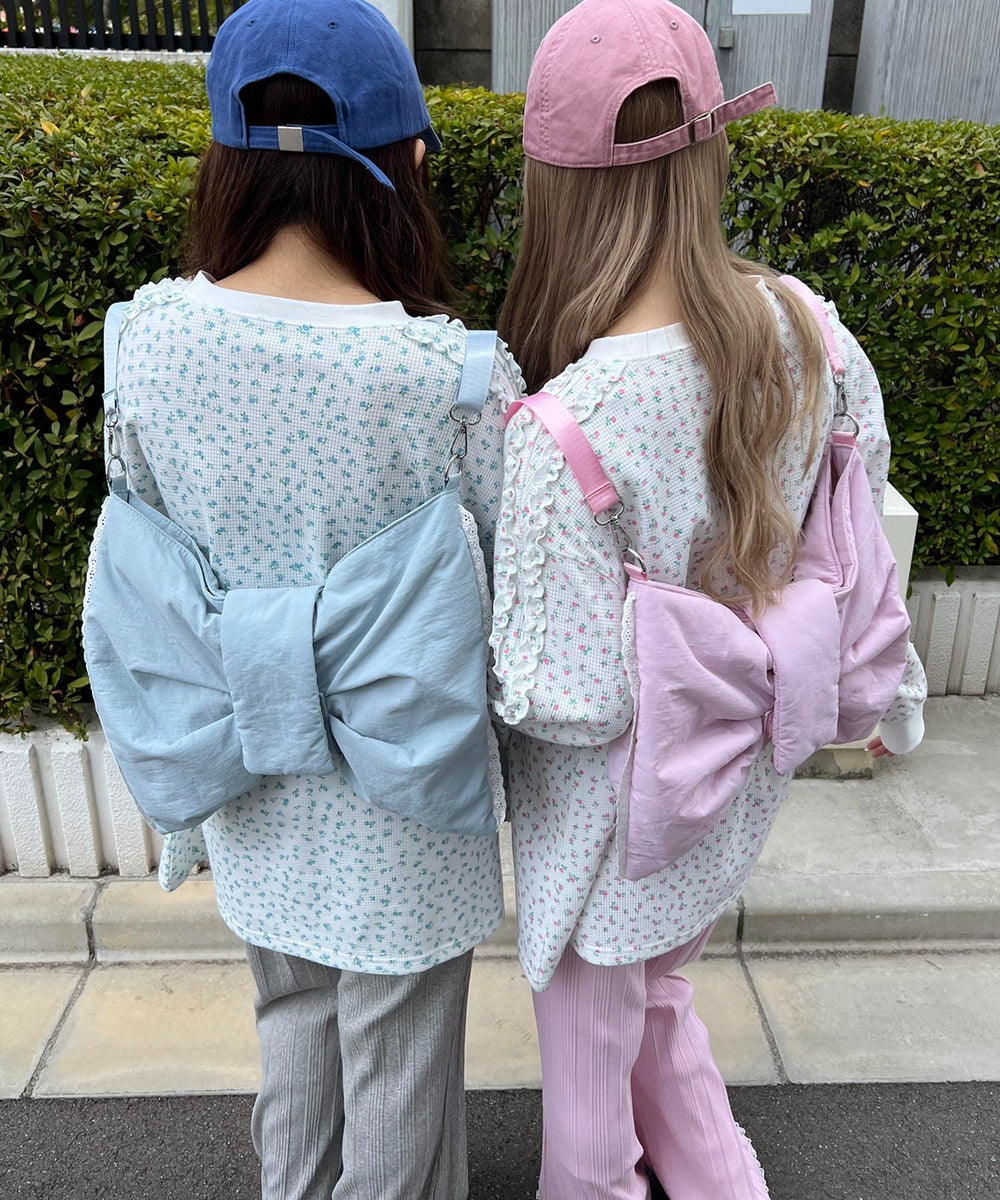 3WAYリボンパファーバッグ