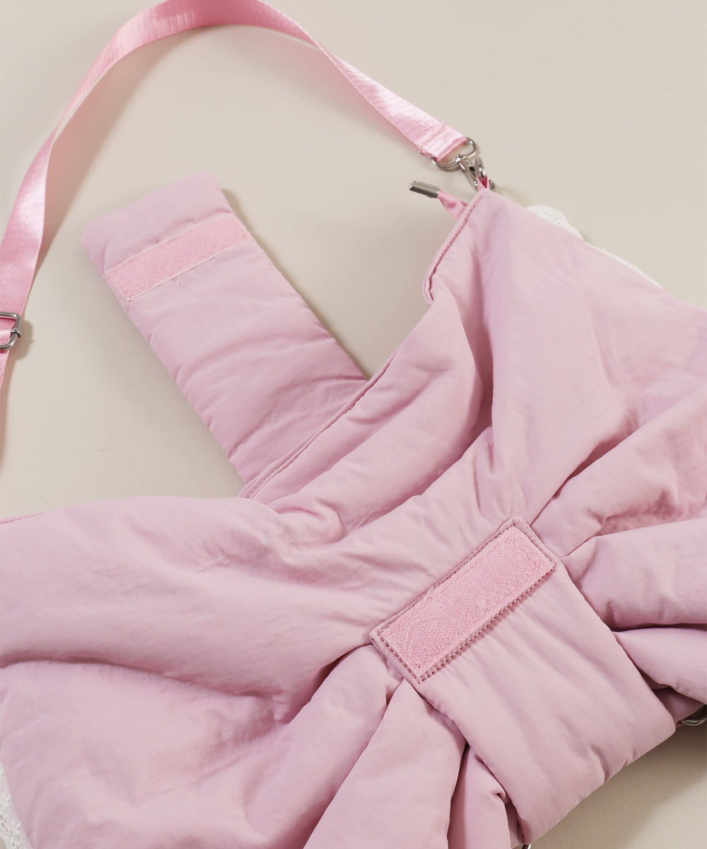 3WAYリボンパファーバッグ