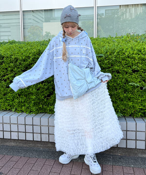 サックス モデル：160㎝ F着用サックス モデル：160㎝ F着用