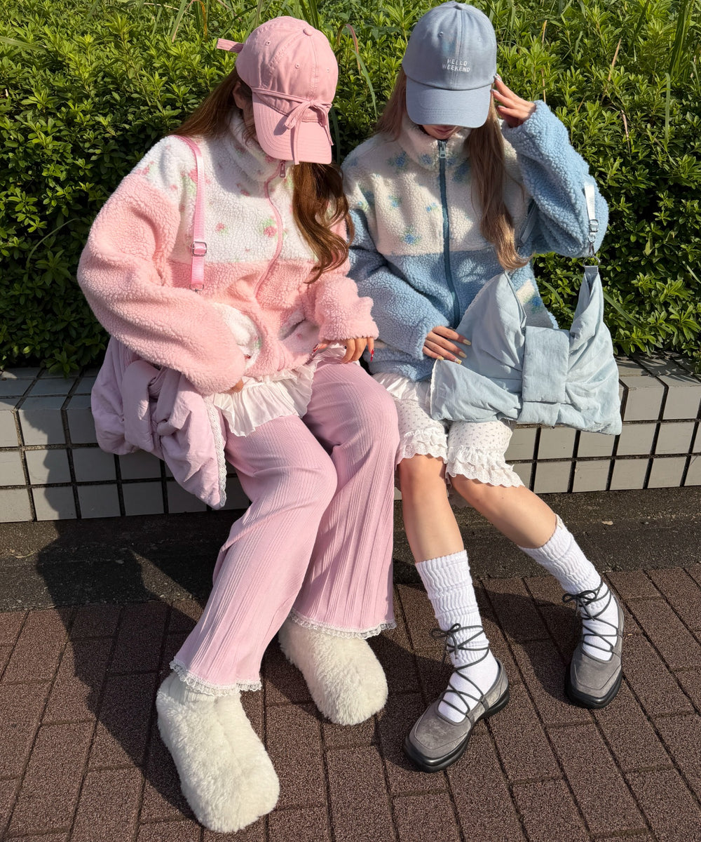 フラワーキリカエボアブルゾン