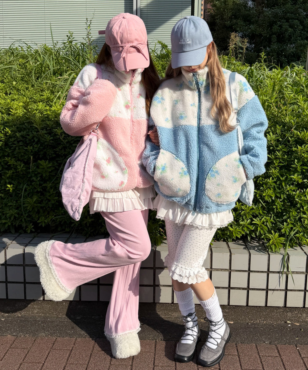 フラワーキリカエボアブルゾン
