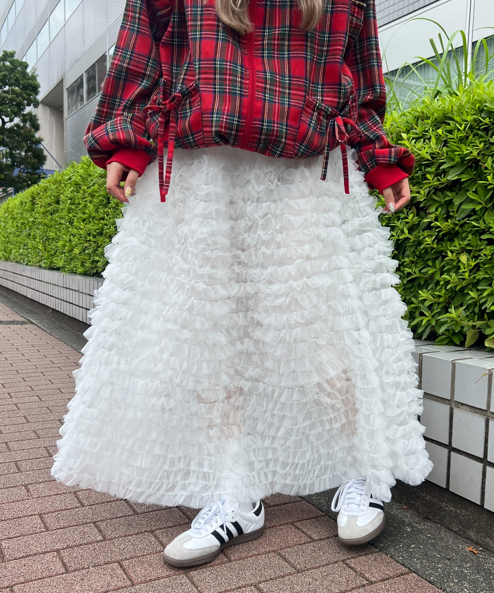 ホワイト モデル：160㎝ F着用