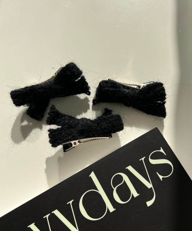 ニットリボンピン(3個セット)