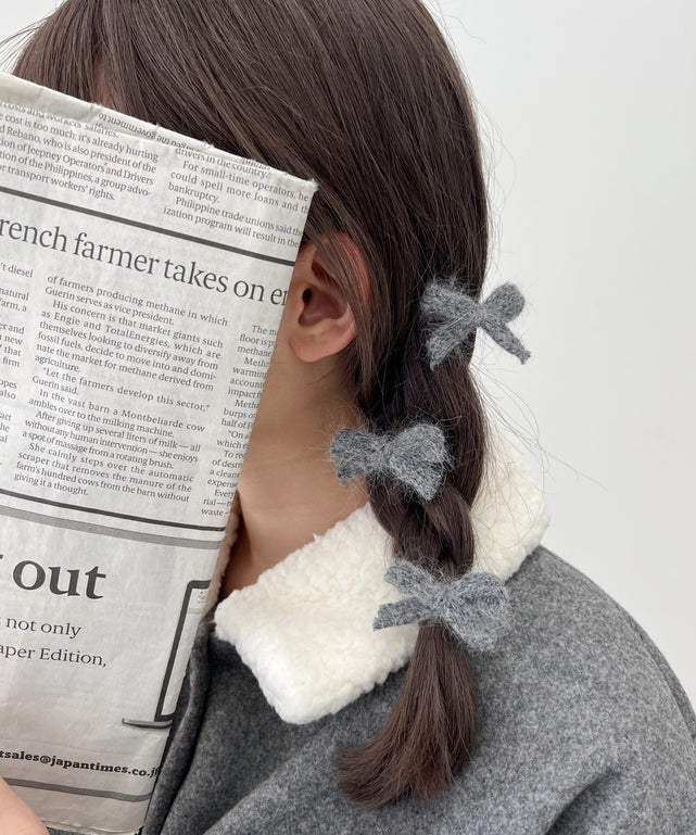 ニットリボンピン(3個セット)