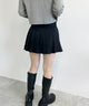 無地プリーツスカート