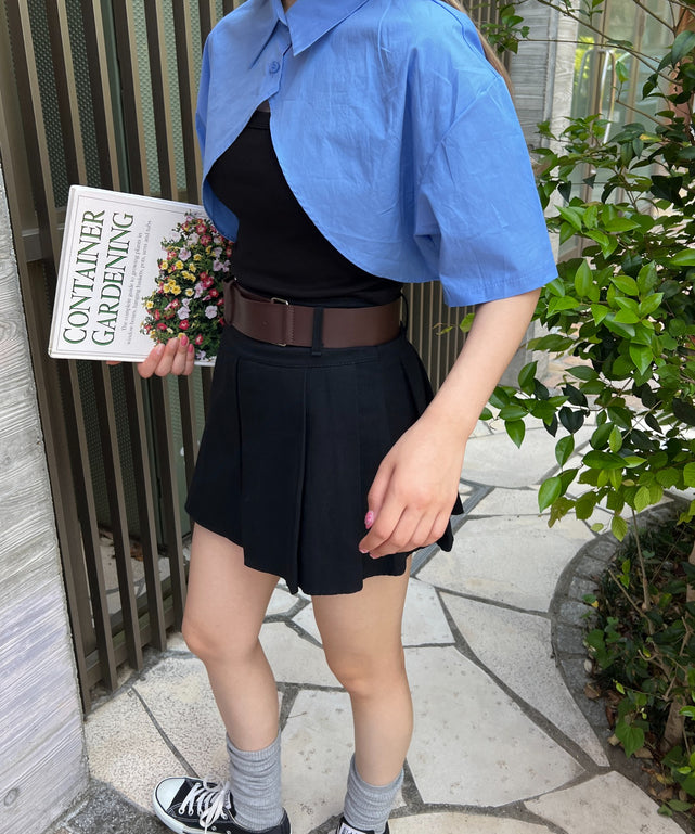 キャミ＋半袖ショートシャツセット【スプリングセール WEB限定特価 4 