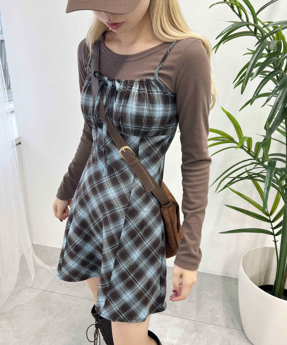 チェックキャミワンピース – WEGO ONLINE STORE
